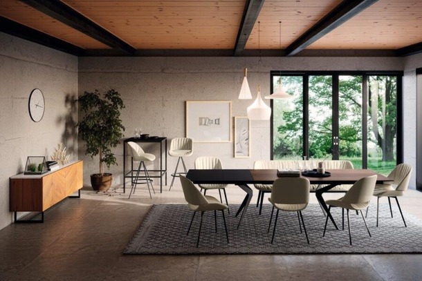 Willisau ronde eetkamertafel Capri in hout of keramiek (130 cm) - 3
